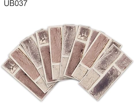 UB037 - Adhesivo decorativo para azulejos, 9 unidades, 20 x 10 cm