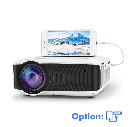 FENGMM Mini Proyector LED 1280X720 Proyector Portátil De Cine En ...