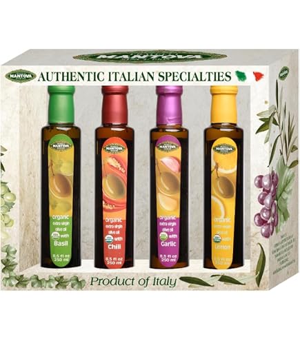 Amazon.com : Mantova Organic Flavored Extra Virgin Olive Oil