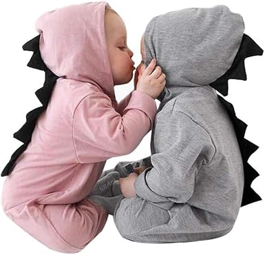 Amazon Com Yuemengxuan Conjunto De Pijama De Con Capucha Para Recien Nacidos Mameluco De Dinosaurio Para Bebes Clothing