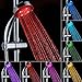 AMC 7 Colors Changing LED Shower Head Light Shower Faucet Bathroom,Single Color