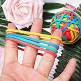 nuoshen Coloured Rubber Bands Ball Elastic Office Home Organizing view 4