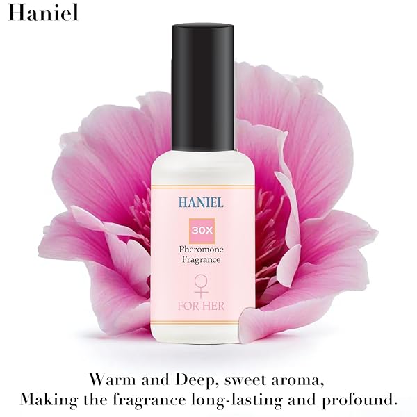 HANIEL WOMEN’S PINK TEMPTATION PERFUME – BRIDAL & DATE NIGHT FRAGRANCE OIL, LONG-LASTING ATTRACTION, PHEROMONE PERFUME FOR WOMEN