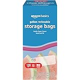 Amazon Basics Gallon Food Storage Bags, 120 Count