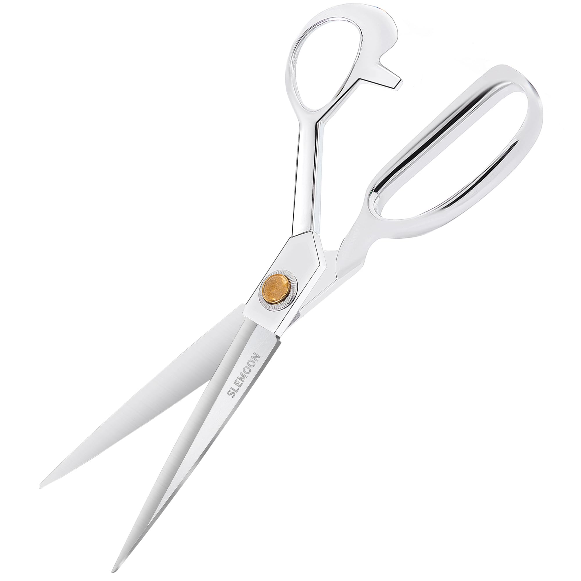 Photo 1 of 10" Sewing Scissors,Heavy Duty Tailor Scissors Shears for Fabric,Leather,Raw Materials,Dressingmaking,Altering-Professional Upholstery Shears for Dressmakers Students Office Crafting