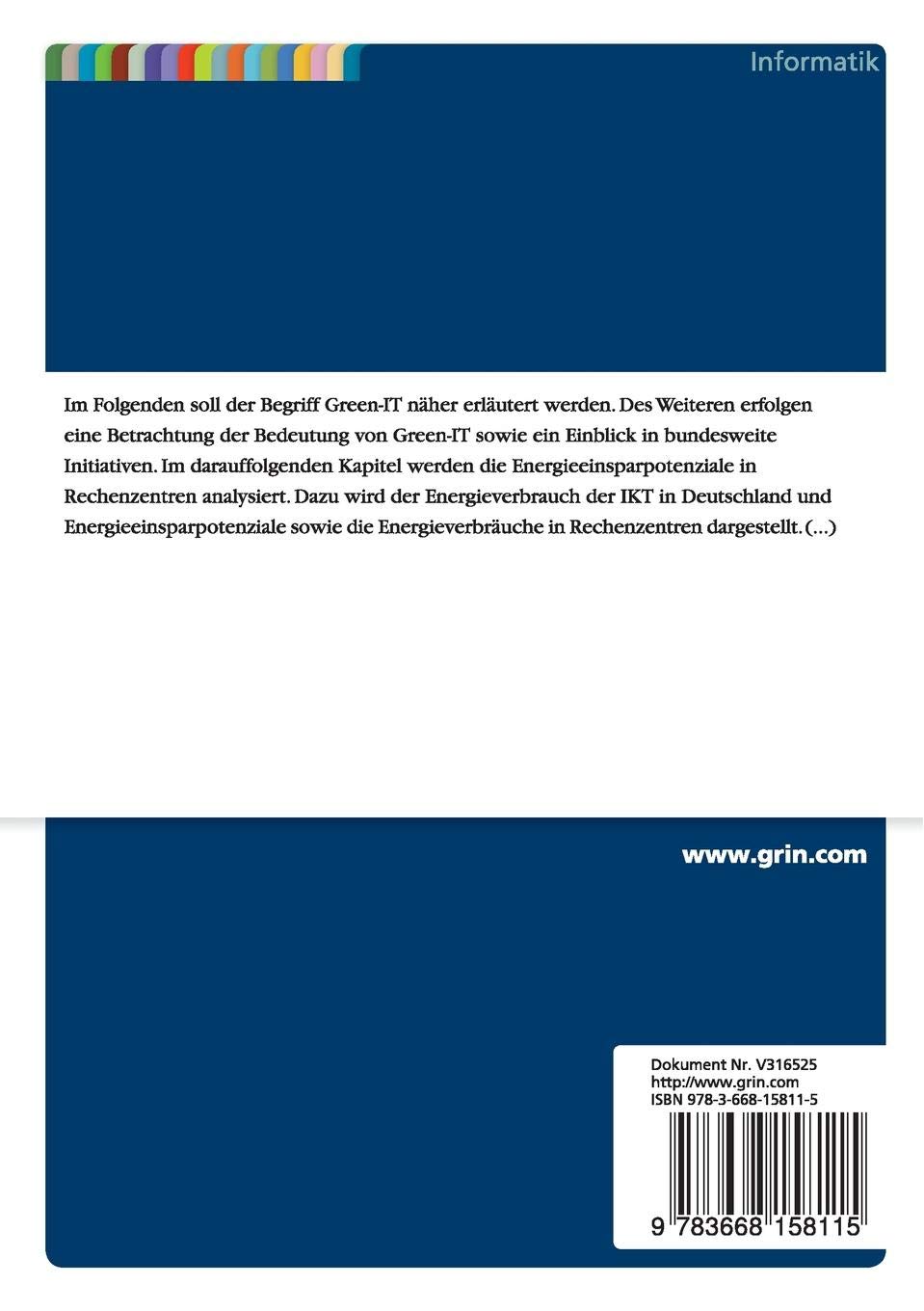 Green It Chancen Und Herausforderungen Zur - 