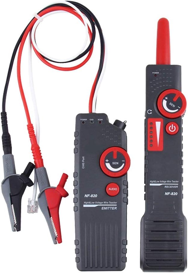 Kolsol Underground Wire Locator Cable Tester Locate High & Low Voltage Wires and Control Wires Cables Pet Fence Wires