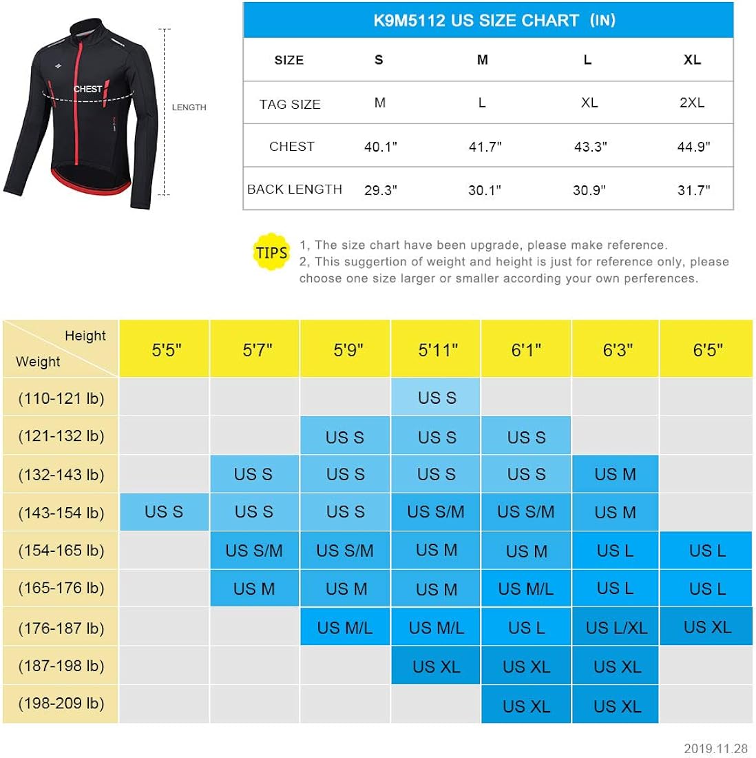 Santic Winter Cycling Jakets for Men Thermal Bike Running Jacket Windproof Breathable Windbreaker : Clothing