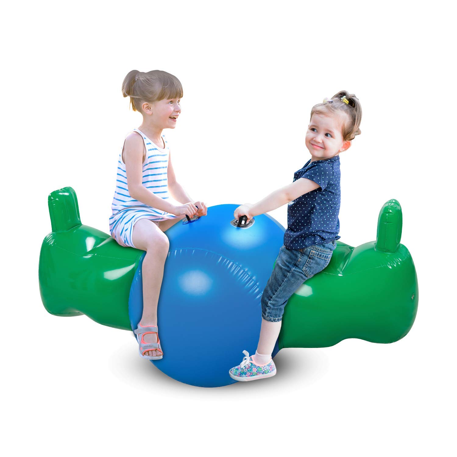 Teeter Totter Kovot Inflatable Seesaw Rocker, For Indoor Outdoor
