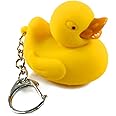 Ducky Duck Light Up LED Novelty Keychain Flashlight