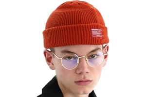 UNDERCONTROL Winter Trawler Fisherman Beanie Men Women Unisex Stylish Plain Docker Skull Hat Roll up Watch Cap Color Pack