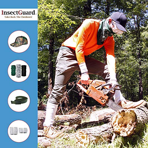 InsectGuard Permethrin Treated Tick Gaiters/Sleeves and Mosquitoes