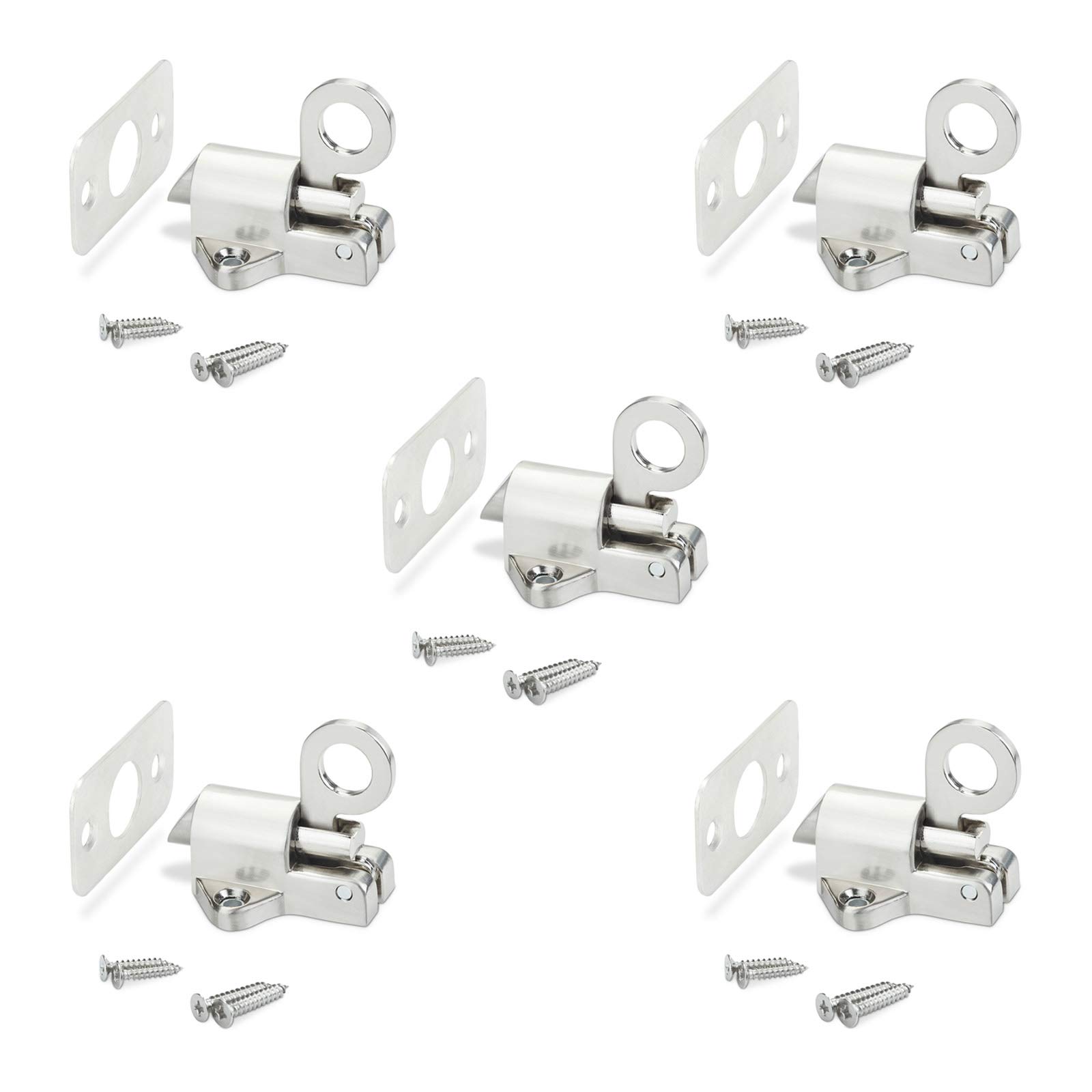 Junker self-closing door latch (45 x 44 x 51.5 mm) door lock spring latch for flaps or doors in the caravan area or furniture construction