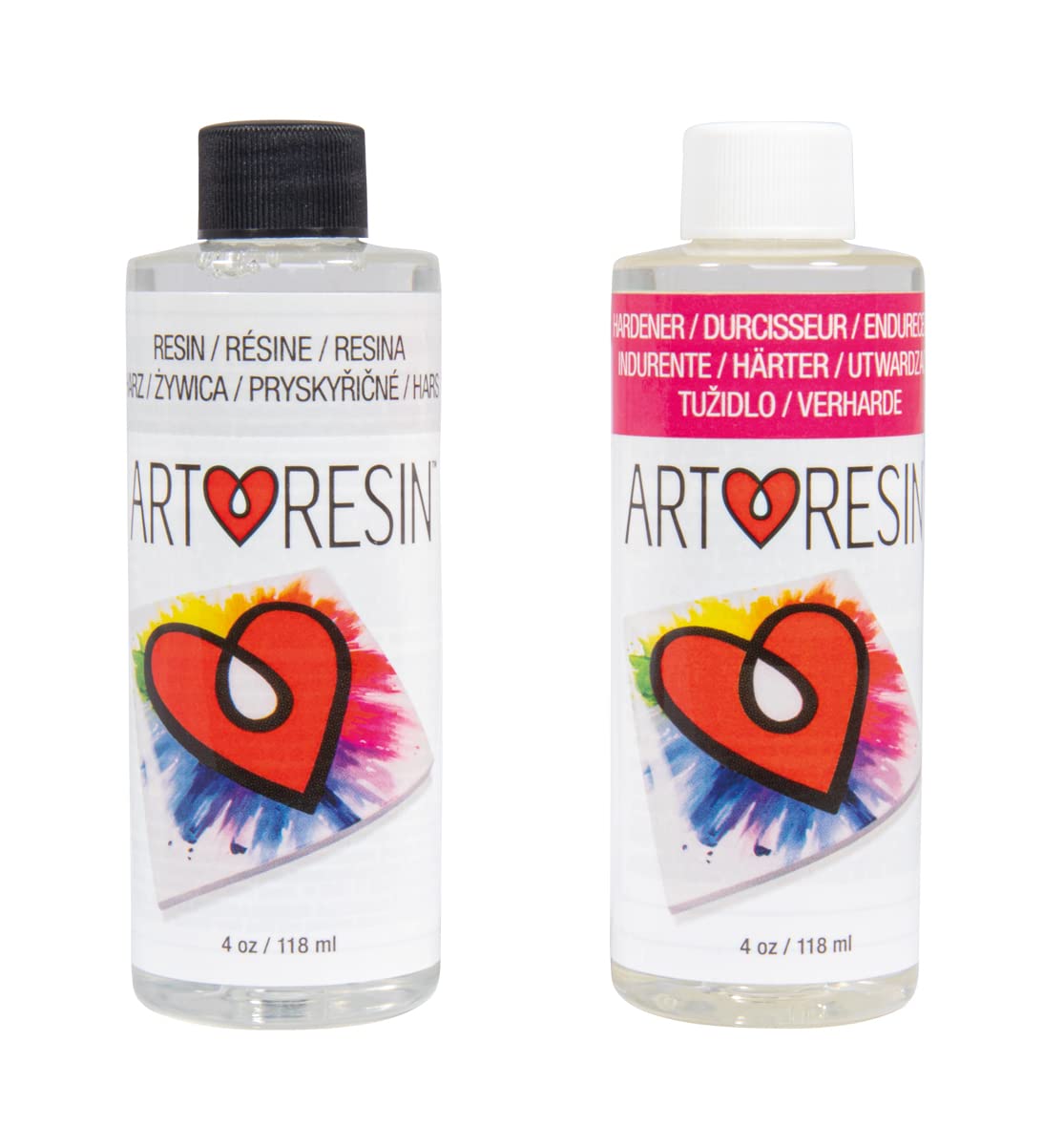 Rayher Epoxy Resin for Resin Crafts, Casting and Jewellery Making, Art Resin for Paintings, Set of Resin and Hardener, 2x118ml, clear, 34450000