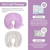 NEWGO Face Heating Mask Microwavable Heating Pad Purple view 6