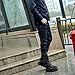 Huihua Black Men Waterproof Rainstorm Rainy Day Rain suit Raingear Motorcycle Outdoor Protective Gear Rain Boot Shoe Cover Zipper US 10 11 Euro 44 45 Black 