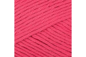 Paintbox Yarns Cotton Aran Worsted Weight Yarn (100% Cotton) - #652 Lipstick Pink