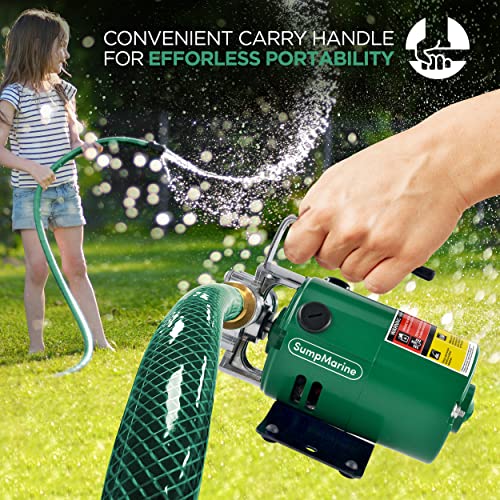 SumpMarine Water Transfer Pump, 115V 330 Gallon Per Hour Portable