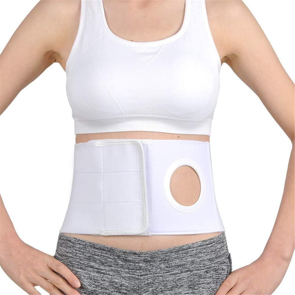 Wxnnx Adjustable Ostomy Hernia Belt, with Stoma Opening for Colostomy Bag to Prevent Parastomal Hernia, Hernia Colostomy Belt