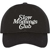 DSY Lifestyle Slow Mornings Club Embroidered Baseball Hat
