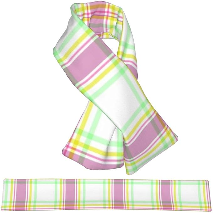 plush ultra soft plaid scarf