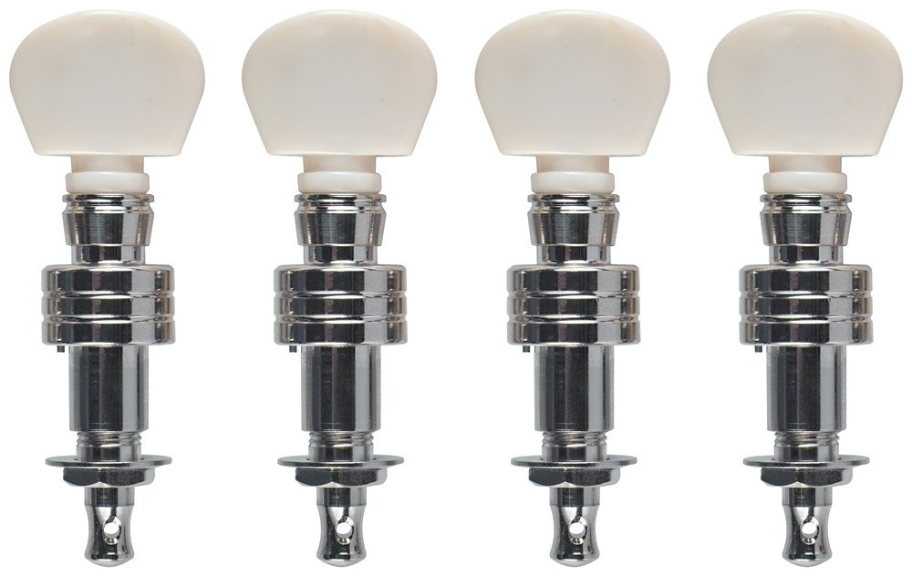 Golden Gate P-147 Deluxe Banjo Tuners - Nickel - Set of 4
