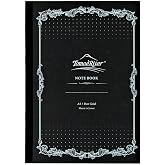 Sakae Technical Paper, Tomoe River FP Notebook, A5, 5mm Dotted (SR-A5NB-DW) | Produced by SANZEN, 5.83" x 8.27", 160 pages (80-Sheet), Soft Cover, White, 52g/m2