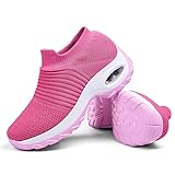 Women's Walking Shoes Sock Sneakers - Mesh Slip On