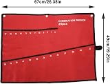 Be In Your Mind 25 Pocket Tool Roll Bag Wrench Spanner Plier Screwdriver Storage view 4