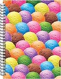 iscream 'Sweet Scoops' 3D Cover Spiral-Bound Lined Page 8.5