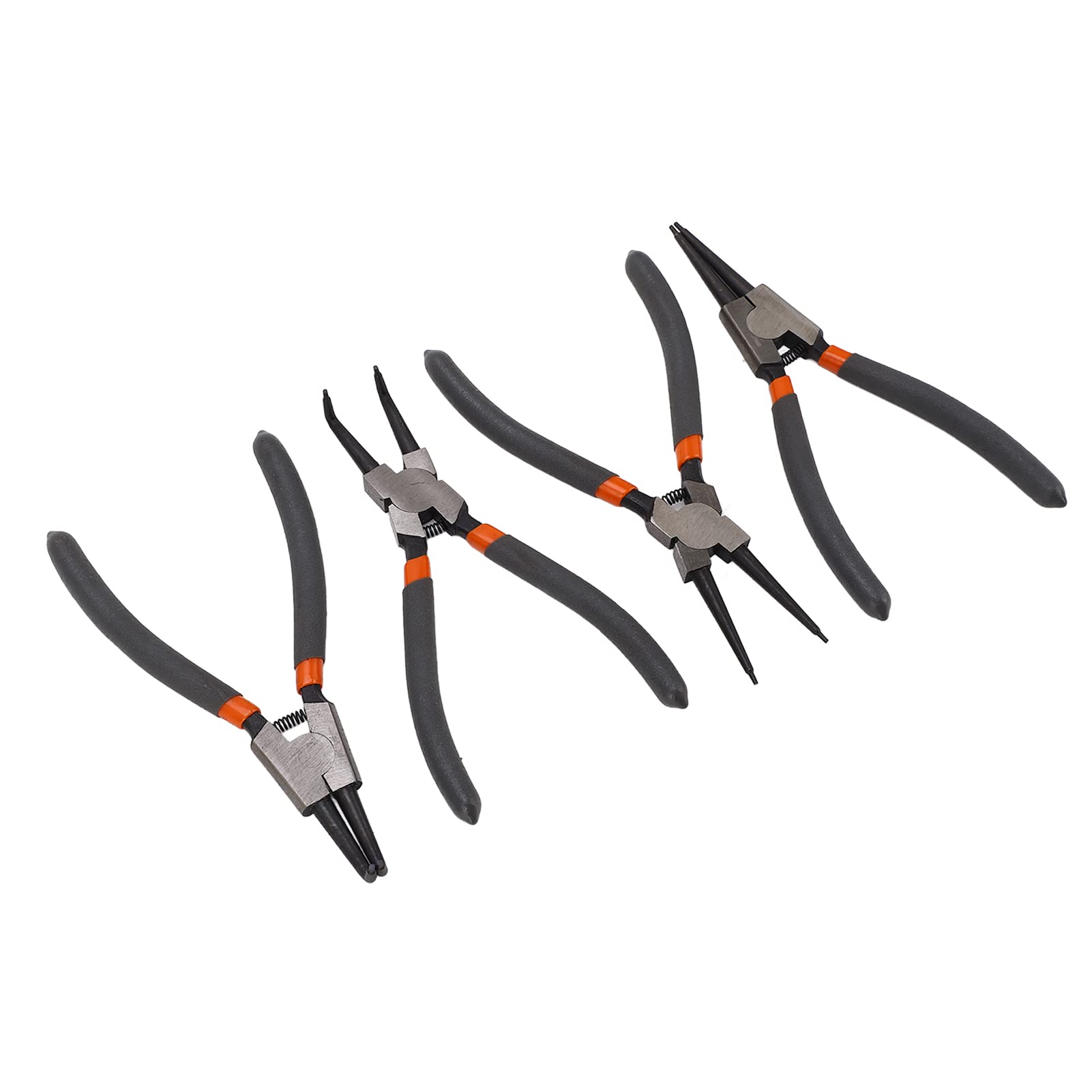 4Pcs Snap Ring Pliers Kit with Carbon Steel Hand Tools for Repair Maintenance