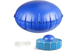 COCHIE 5' x 5' Pool Pillows for Above Ground Pools, Ultra-Thick Cold-Resistant Pool Air Pillow, Winter Closing PVC Ice Equalizer Air Pillows Covers with Rope for Winterizing Support Pools