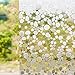bofeifs Non-Adhesive Window Film Cobblestone No-Glue 3D Window Flim for Bathroom or Kitchen,17.7x78.7 Inch