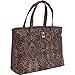 LONDON FOG Soho 20-Inch City Shopper Tote, Brown Paisley