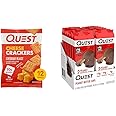 Quest Nutrition Cheese Crackers & High Protein Low Carb, Gluten Free, Keto Friendly, Peanut Butter Cups, 12 Count (Pack of 1) (total- 17.76 Ounce)