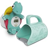 Dr. Brown’s CleanUp Temposaurus Floating Bath Thermometer and Dino-Pour Bath Rinse Cup
