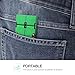 JoyNote Aluminium Alloy Infinity Pocket Size Cube Toys Relaxation Office Stress Reducers for ADD, ADHD, Anxiety, Autism Adult & Kids (Green)