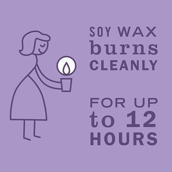 MRS. MEYER’S CLEAN DAY SOY TIN CANDLE, 12 HOUR BURN TIME, MADE WITH SOY WAX AND ESSENTIAL OILS, LILAC, 2.9 OZ