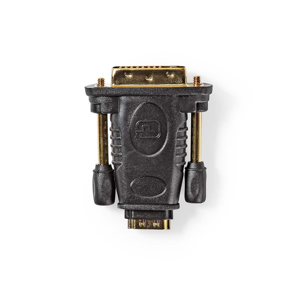 NEDIS HDMI™ to DVI Adapter, Converts HDMI™ Cable into DVI Connection, Nickel Plated Connectors, Straight Design, Black