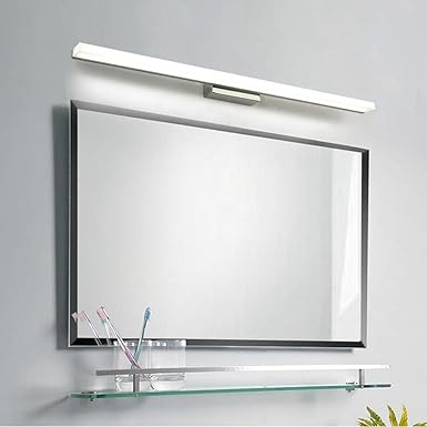 Lozse 16W LED Spiegelleuchte Schranklampe Wandleuchte Kaltweiß, Badezimmerlampe Badlampe Spiegel Wand Schminklicht 120cm
