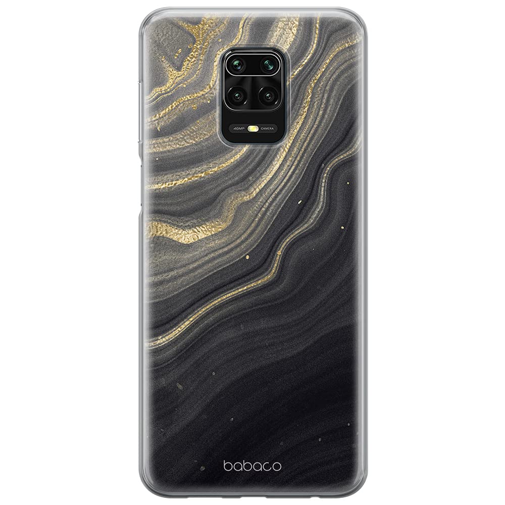 Babaco ERT GROUP mobile phone case for Xiaomi REDMI NOTE 9 PRO/ 9S original and officially Licensed pattern Marble 009 optimally adapted to the shape of the mobile phone, case made of TPU