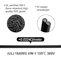 18#SPT-1 50FT Electrical Wire Low Voltage 18 Gauge
