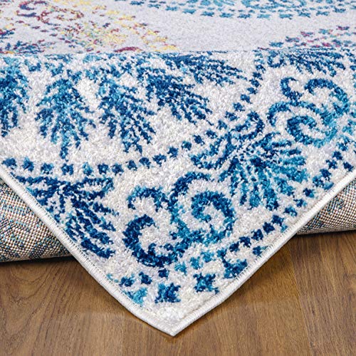 Antep Rugs Elite Collection Bohemian Geometric Circle Indoor Area Rug