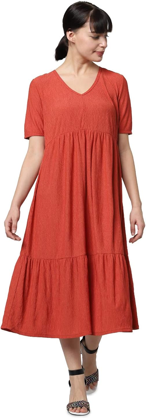 Buy VERO MODA Synthetic aline Dress at Amazon.in