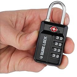 TSA Approved Travel Luggage Locks, Open Alert