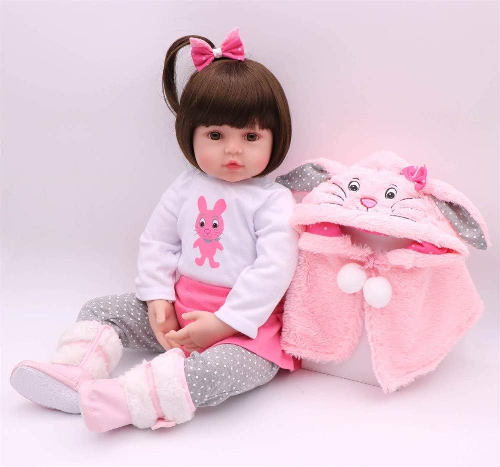 Prezzo Crrs Bambola in Silicone Reborn Super Baby Bambola realistica 18 Pollici 48cm Bocca Magnetica Simile Regalo di Natale per Bambini Reali Simili Offerte
