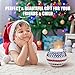 Color Changing Mosaic Solar Light, Pandawill Waterproof/Weatherproof Crystal Glass Globe Ball Light for for Garden, Patio, Party, Yard, Outdoor/Indoor Decorations (Stars and Stripes）