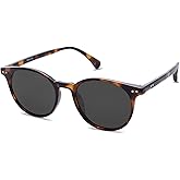 SOJOS Small Round Classic Polarized Sunglasses for Women Men Vintage Style UV400 Lens MAY SJ2113