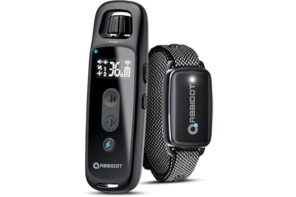 ABBIDOT 3300 Ft Dog Training Collar with Remote - [New Version] Shock Collar, 5 Training Modes, 88 Levels e Collar, Waterproo