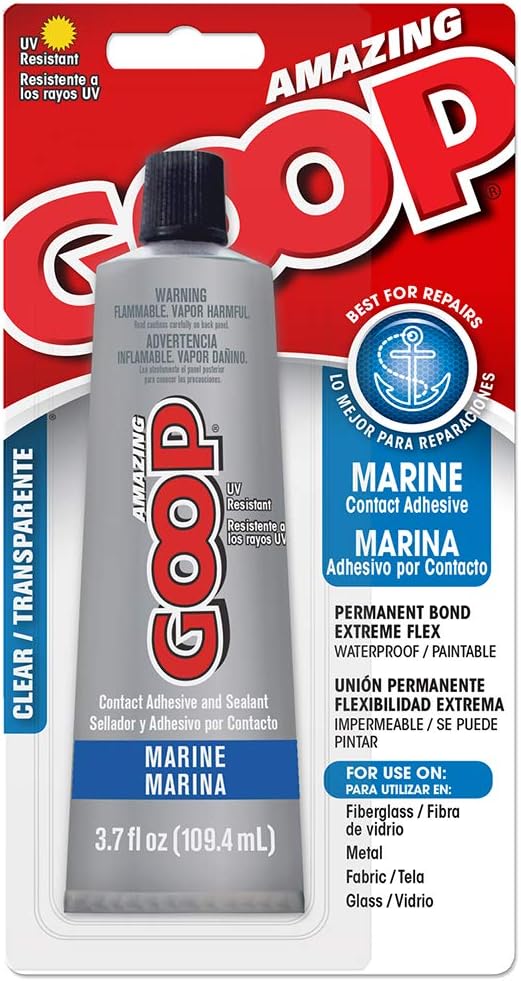 Amazing GOOP 170011 Marine Adhesive, 3.7 Fluid Ounces(2) - Pack of 4